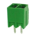 RS PRO 3.5mm Pitch 2 Way Pluggable Terminal Block, Header, Through Hole, Solder Termination