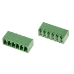 RS PRO 3.5mm Pitch 6 Way Pluggable Terminal Block, Header, Through Hole, Solder Termination