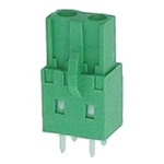 RS PRO 5.08mm Pitch 2 Way Pluggable Terminal Block, Plug, Through Hole, Screw Termination