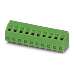 Phoenix Contact SMKDS 1/ 3-3.5 Series PCB Terminal Block, 3-Contact, 3.5mm Pitch, Through Hole Mount, Screw Termination