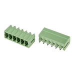 RS PRO 3.5mm Pitch 6 Way Pluggable Terminal Block, Header, Through Hole, Solder Termination