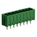 RS PRO 3.5mm Pitch 8 Way Pluggable Terminal Block, Header, Through Hole, Solder Termination