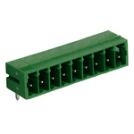 RS PRO 3.5mm Pitch 9 Way Right Angle Pluggable Terminal Block, Header, Through Hole, Solder Termination