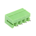 RS PRO 3.81mm Pitch 4 Way Pluggable Terminal Block, Header, Through Hole, Solder Termination