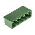 RS PRO 5.08mm Pitch 5 Way Pluggable Terminal Block, Header, Through Hole, Solder Termination