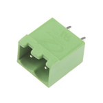 RS PRO 5.0mm Pitch 2 Way Pluggable Terminal Block, Header, Through Hole, Solder Termination