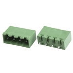 RS PRO 5.0mm Pitch 4 Way Pluggable Terminal Block, Header, Through Hole, Solder Termination