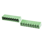RS PRO 5.0mm Pitch 8 Way Pluggable Terminal Block, Header, Through Hole, Solder Termination