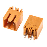 Weidmuller 3.5mm Pitch 2 Way Pluggable Terminal Block, Header, Through Hole, Solder Termination
