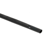 RS PRO Heat Shrink Tubing, Black 2.4mm Sleeve Dia. x 25m Length 2:1 Ratio