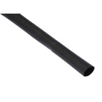 RS PRO Heat Shrink Tubing, Black 6.4mm Sleeve Dia. x 15m Length 2:1 Ratio