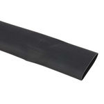 RS PRO Heat Shrink Tubing, Black 19.1mm Sleeve Dia. x 6m Length 2:1 Ratio