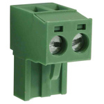 RS PRO 5mm Pitch 5 Way Pluggable Terminal Block, Plug, Through Hole, Screw Termination
