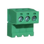 RS PRO 5.08mm Pitch 3 Way Right Angle Pluggable Terminal Block, Inverted Plug, Through Hole, Screw Termination