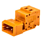 Wago 5.08mm Pitch 2 Way Pluggable Terminal Block, Header, Spring Cage Termination