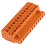 Wago 5.08mm Pitch 12 Way Pluggable Terminal Block, Plug, Cable Mount, Spring Cage Termination
