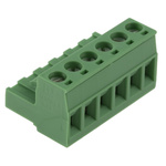 Phoenix Contact 5.08mm Pitch Pluggable Terminal Block, Plug, Cable Mount, Screw Termination