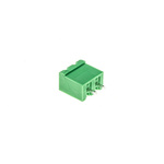 Phoenix Contact 5.08mm Pitch 2 Way Pluggable Terminal Block, Header, DIN Rail, Solder Termination
