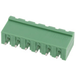 Phoenix Contact 5.08mm Pitch 6 Way Pluggable Terminal Block, Header, Wave Soldering, Solder Termination