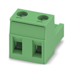 Phoenix Contact 7.62mm Pitch 2 Way Pluggable Terminal Block, Plug, Cable Mount, Screw Termination