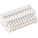 Wago 2.5mm Pitch 12 Way Pluggable Terminal Block, Plug, Cable Mount