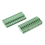 Phoenix Contact 5.08mm Pitch 12 Way Pluggable Terminal Block, Plug, Cable Mount, Screw Termination