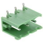Phoenix Contact 5.08mm Pitch 3 Way Right Angle Pluggable Terminal Block, Header, Through Hole, Solder Termination