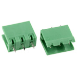 Phoenix Contact 5.08mm Pitch 3 Way Pluggable Terminal Block, Header, Through Hole, Solder Termination