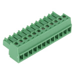 Phoenix Contact 3.81mm Pitch 12 Way Pluggable Terminal Block, Plug, Cable Mount, Screw Termination