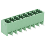 Phoenix Contact 3.81mm Pitch 8 Way Right Angle Pluggable Terminal Block, Header, Through Hole, Solder Termination