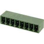 Phoenix Contact 3.81mm Pitch 8 Way Pluggable Terminal Block, Header, Through Hole, Solder Termination