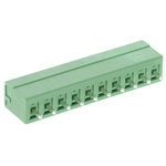 Phoenix Contact 3.81mm Pitch 10 Way Pluggable Terminal Block, Header, Through Hole, Solder Termination