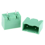 Phoenix Contact 7.62mm Pitch 2 Way Pluggable Terminal Block, Header, Through Hole, Solder Termination