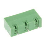 Phoenix Contact 7.62mm Pitch 3 Way Pluggable Terminal Block, Header, Through Hole, Solder Termination