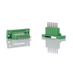 Phoenix Contact 5.08mm Pitch 6 Way Pluggable Terminal Block, Feed Through Header, Panel Mount, Solder/Slip on