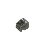 RS PRO 5mm Pitch 2 Way Pluggable Terminal Block, Plug, Free Hanging (In Line)