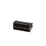 RS PRO 5mm Pitch 5 Way Pluggable Terminal Block, Plug, Free Hanging (In Line)