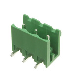 RS PRO 5.08mm Pitch 3 Way Pluggable Terminal Block, Header, Through Hole