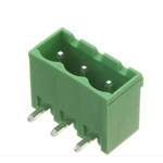 RS PRO 5.08mm Pitch 3 Way Pluggable Terminal Block, Header, Through Hole