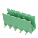 RS PRO 5.08mm Pitch 5 Way Pluggable Terminal Block, Header, Through Hole