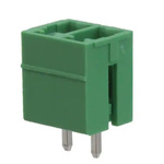 RS PRO 3.5mm Pitch 2 Way Pluggable Terminal Block, Header, Through Hole
