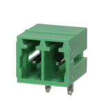 RS PRO 3.5mm Pitch 2 Way Pluggable Terminal Block, Header, Through Hole
