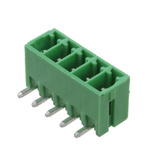RS PRO 3.5mm Pitch 5 Way Pluggable Terminal Block, Header, Through Hole