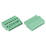 Phoenix Contact 5.08mm Pitch 7 Way Pluggable Terminal Block, Plug, Cable Mount, Screw Termination