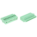 Phoenix Contact 5.08mm Pitch 9 Way Pluggable Terminal Block, Plug, Cable Mount, Screw Termination