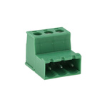 Phoenix Contact 5.08mm Pitch 3 Way Pluggable Terminal Block, Inverted Plug, Cable Mount, Screw Termination