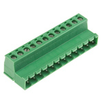 Phoenix Contact 5.08mm Pitch 12 Way Pluggable Terminal Block, Inverted Plug, Cable Mount, Screw Termination