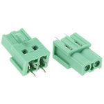 Phoenix Contact 5.08mm Pitch 2 Way Pluggable Terminal Block, Inverted Header, Through Hole, Solder Termination