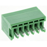 Phoenix Contact 2.5mm Pitch 6 Way Pluggable Terminal Block, Header, Through Hole, Solder Termination