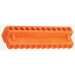 Weidmuller 5.08mm Pitch 15 Way Right Angle Pluggable Terminal Block, Plug, Cable Mount, Screw Termination